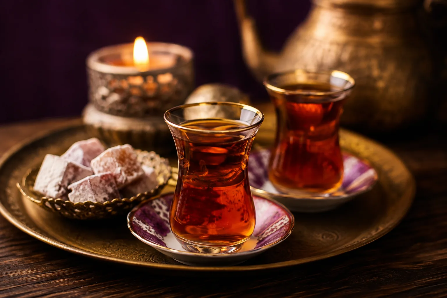 Karşılama çayı servisi — Lila Spa, Kağıthane misafirlerine hizmet veren salon